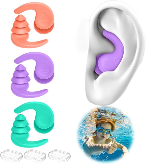 Kids Swim Earplugs 3pc